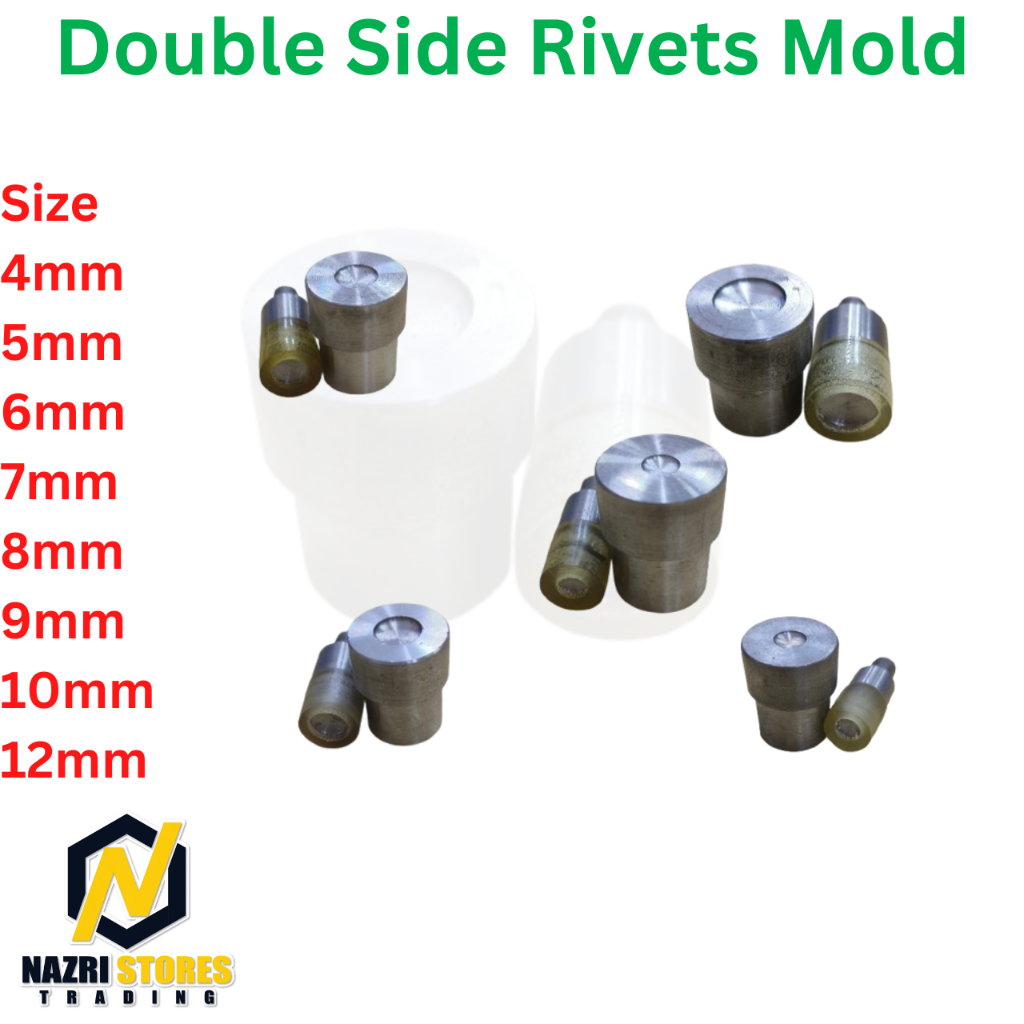 Mold Rivet Flat Double Cap / Acuan Rivet | Shopee Malaysia