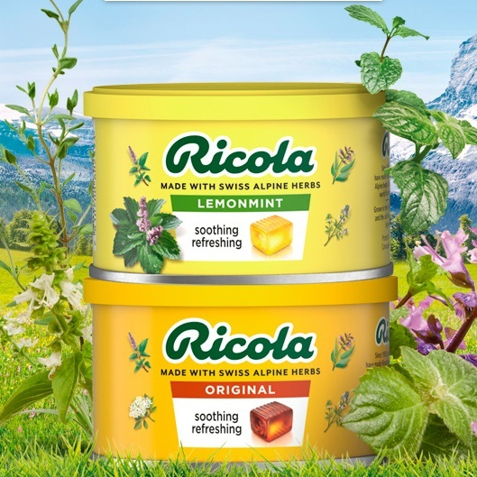 RICOLA 100G (ORIGINAL HERB / LEMONMINT) HALAL | Shopee Malaysia