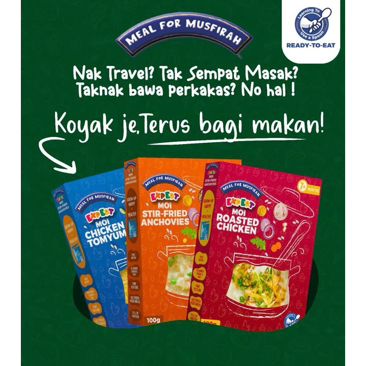 MEAL FOR MUSFIRAH EXPERT MOI ( 6M+ & 7M+ ) 100G | Shopee Malaysia
