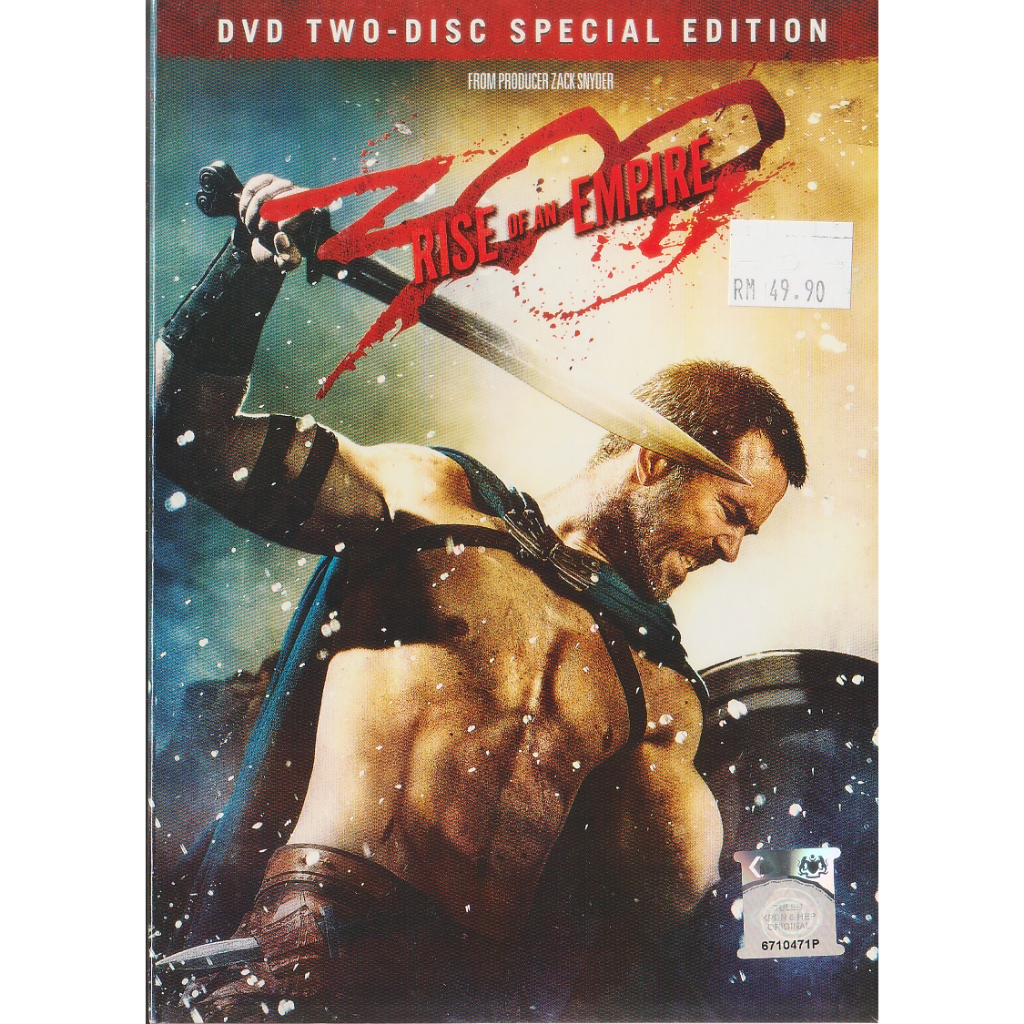 DVD 300 RISE OF AN EMPIRE ( 2 DISC SPECIAL EDITION ORIGINAL ) | Shopee ...