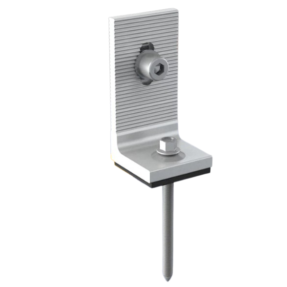 Solar Panel Racking System L Bracket with a Self-Tapping Screw | Shopee ...