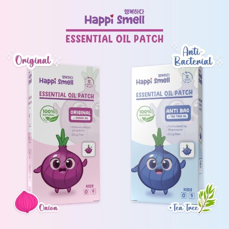 [Pre Order] Happi Smell Onion Oil Patch Pelekat Aromaterapi untuk Batuk ...