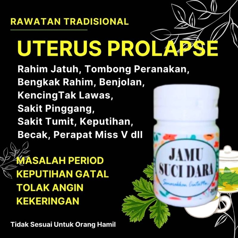 Prolapse Rahim[Uterus Fall]💥 Herba Untuk Peranakan Rahim Jatuh ...