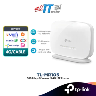 TP-Link TL-MR105 300 Mbps Wireless N 4G LTE Router