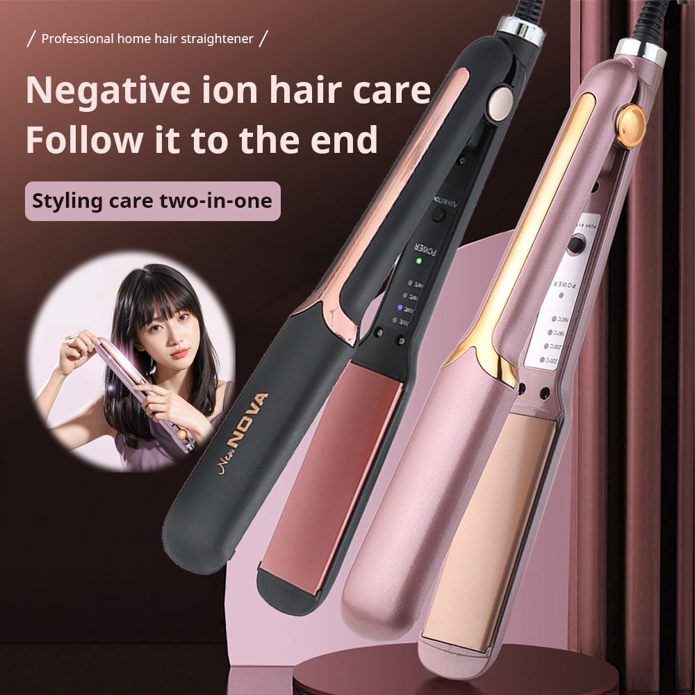 Professional Hair Straightener Curler Electric Splint Flat Iron ...