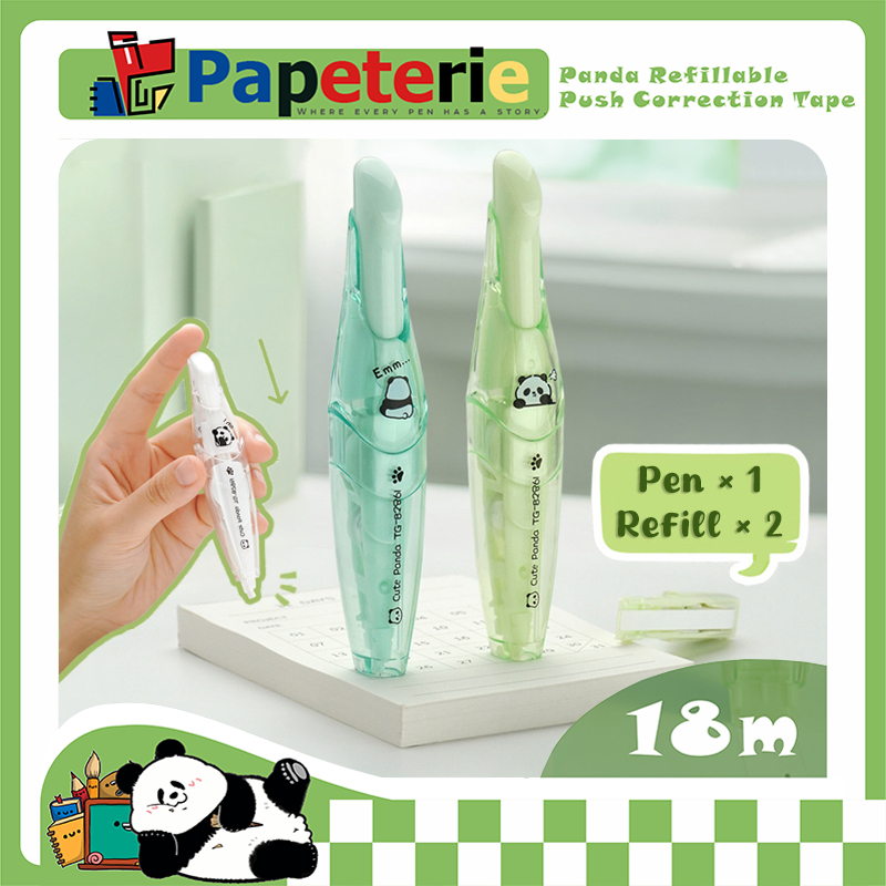 Papeterie - Creative Correction Tape Refill Cute Panda Correction Pen ...