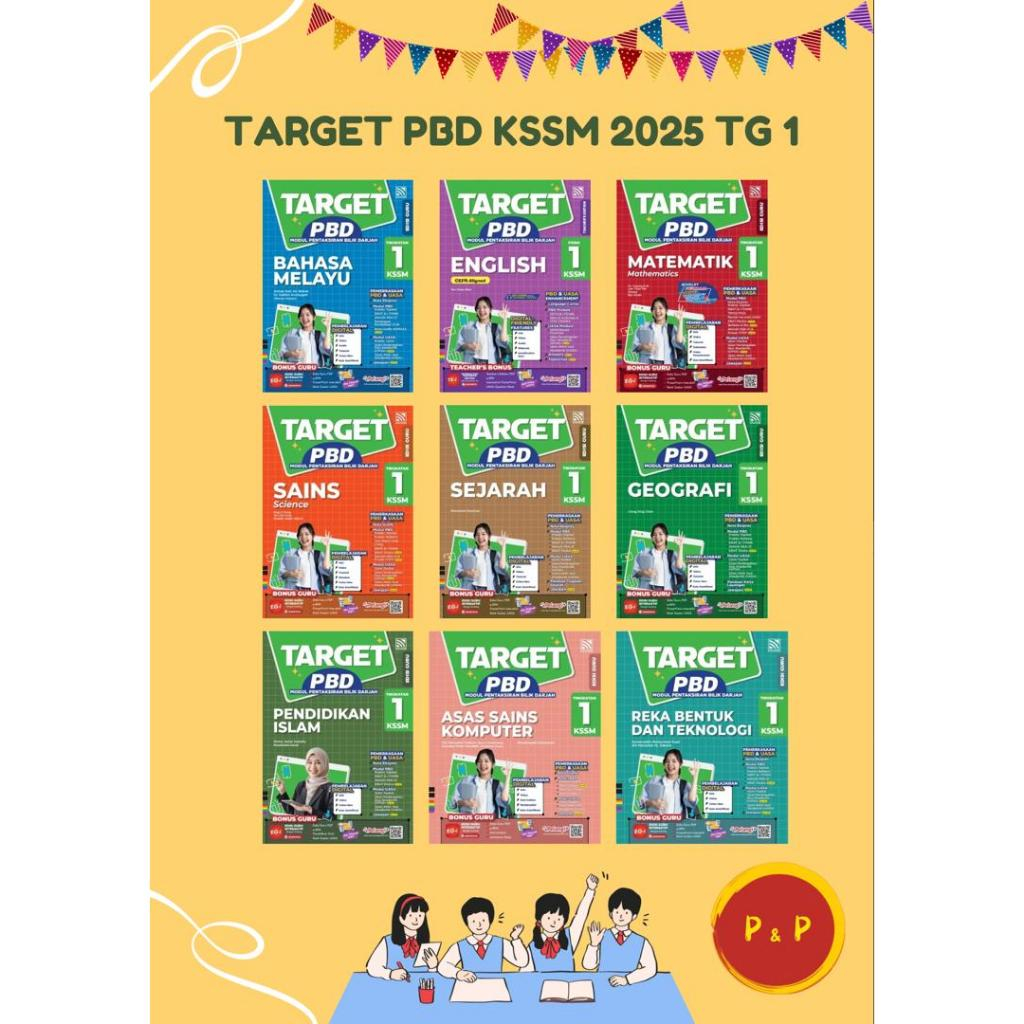 TARGET PBD KSSM 2025 Tingkatan 1, 2, 3 | Shopee Malaysia