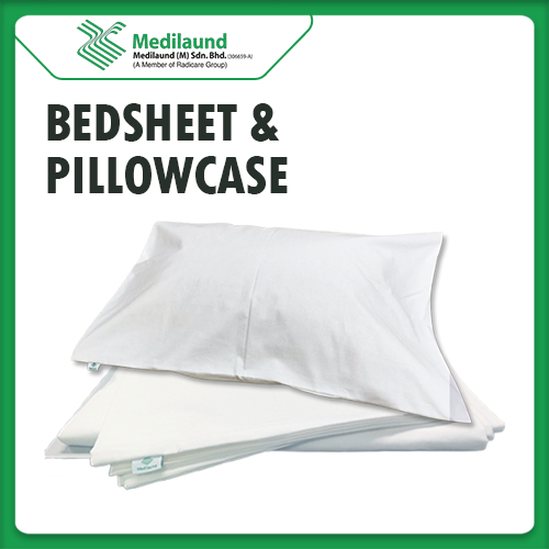 Medilaund Bedsheet Pillowcase White Hospital Grade Cadar Sarung Bantal Putih | Shopee Malaysia