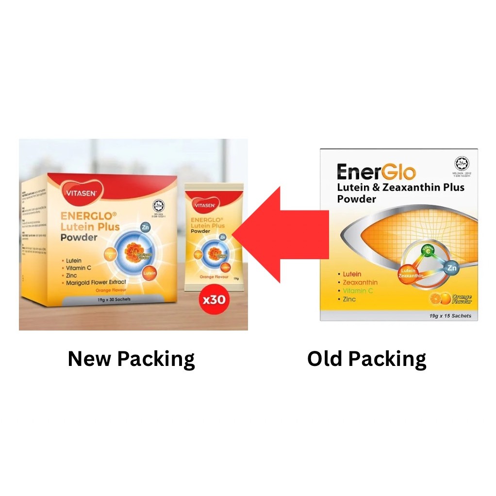 EnerGlo Lutein Plus Powder 1x30 sachets | Shopee Malaysia