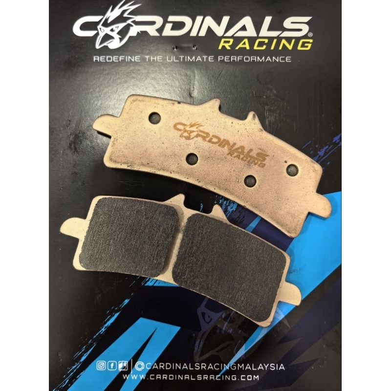 CARDINALS RACING M4 M50 GP4-RS GP4-RX STYLEMA BRAKE PAD SEMI METALLIC ...
