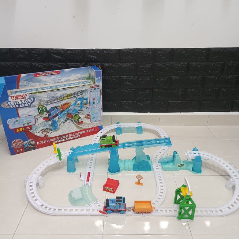 Mattel Fisher Price Thomas & Friends Motorized Railway Icy Avalanche ...