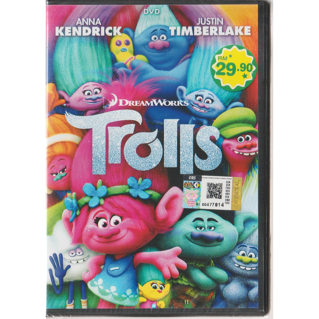 DVD TROLLS ( ORIGINAL DVD ) | Shopee Malaysia