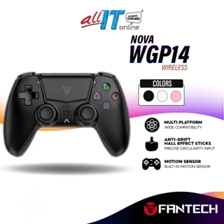 Fantech Gamepad Wireless Controller Anti-Drift Hall Effect NOVA WGP14 For PS4 PC Android Bluetooth Gaming Joystick