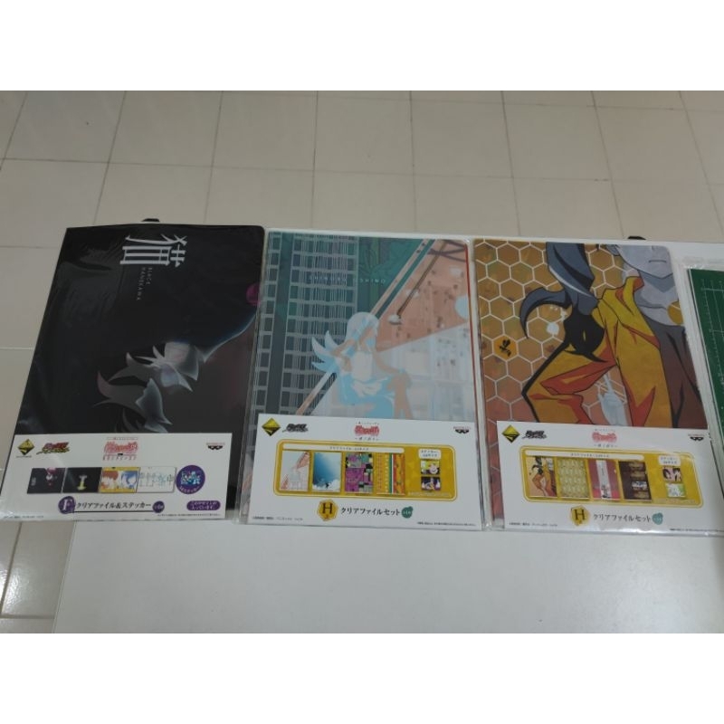 [Anime L-Shaped File] A4 size Monogatari Series File set and sticker ...