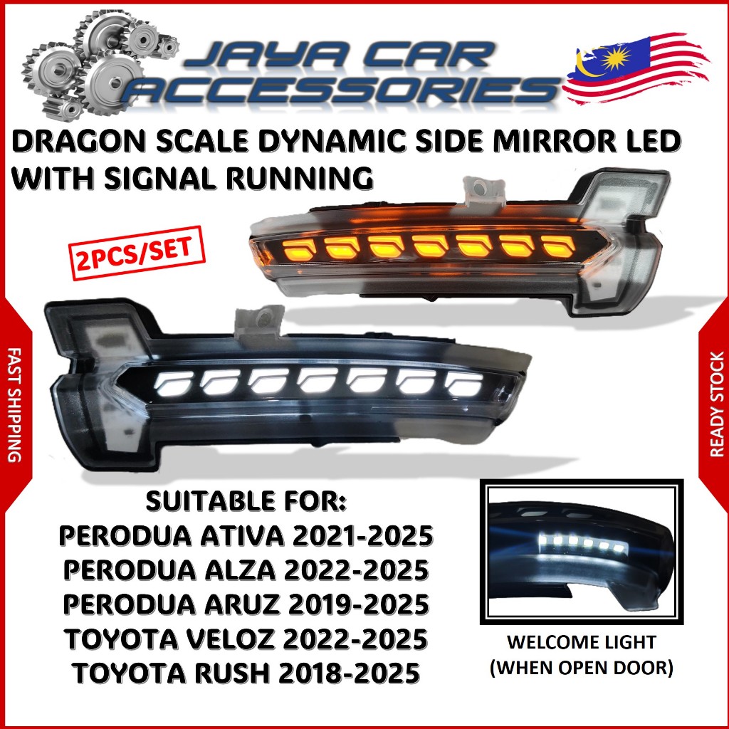 PERODUA-ATIVA-ALZA-ARUZ-TOYOTA-RAIZE-VELOZ-RUSH DRAGON SCALE DYNAMIC ...
