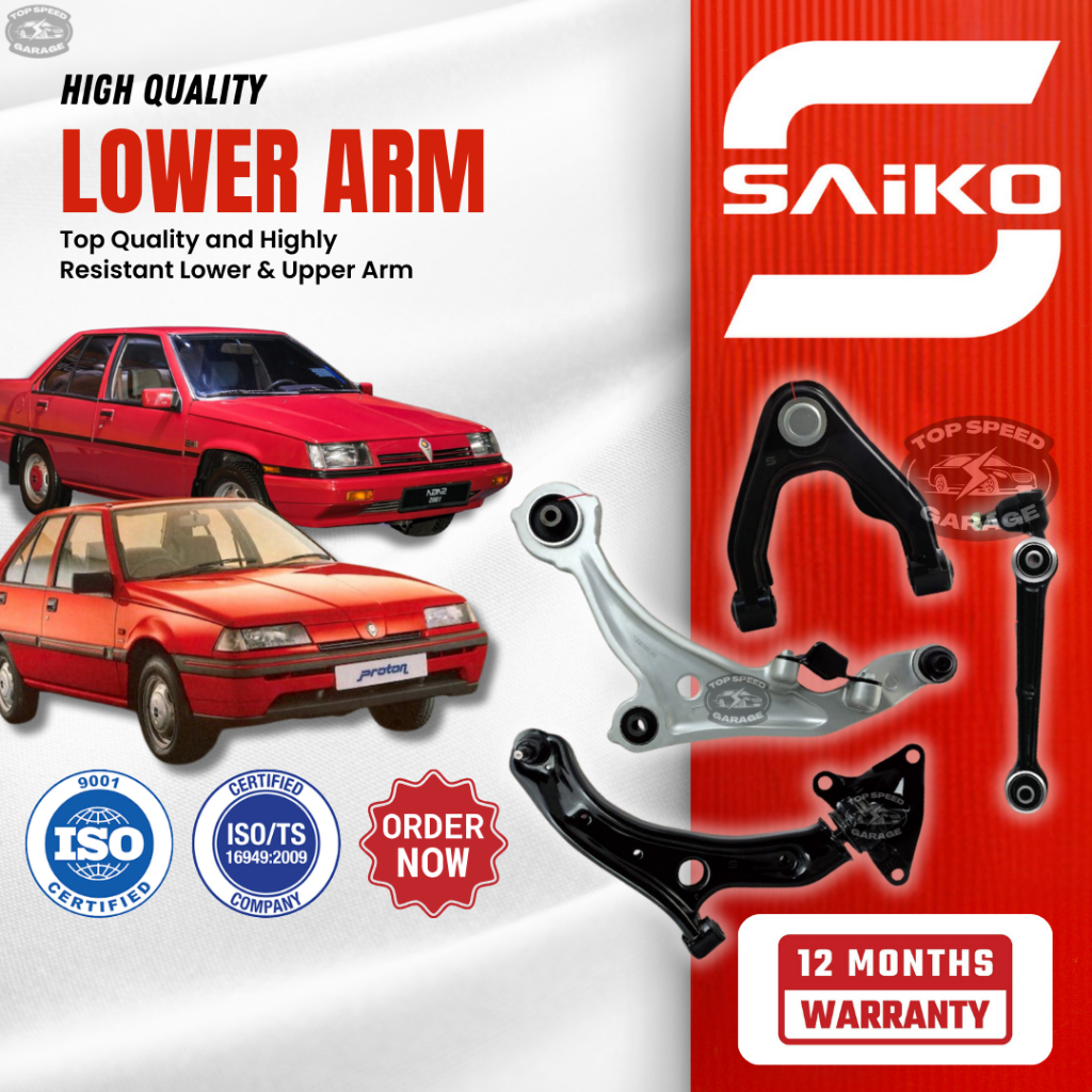 SAIKO Premium Lower Arm Saga Iswara Control Suspension Arm Front Depan ...