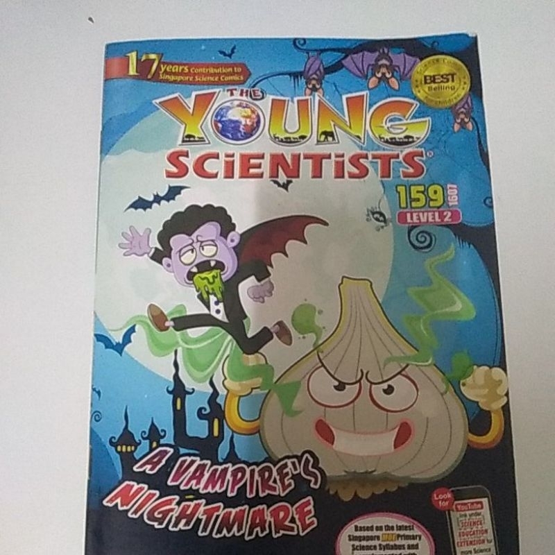 (Used book) #2 young scientists level 3 a vampire nightmare | Shopee ...