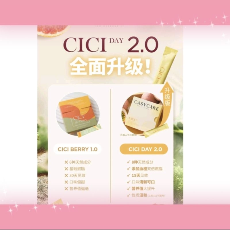 Cici De Berry 草莓切淀粉/Cici Dx 排毒15 Sachets | Shopee Malaysia