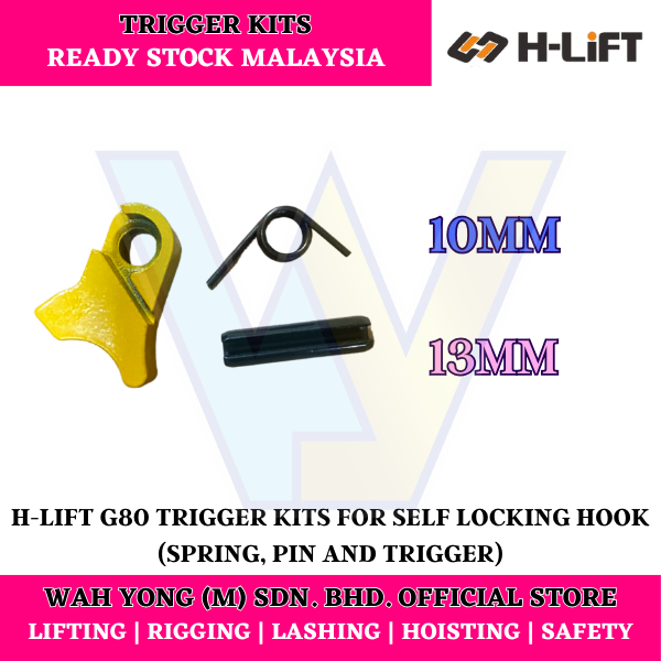 H-LIFT G80 TRIGGER KITS FOR SELF LOCKING HOOK (10MM / 13MM) | Shopee ...
