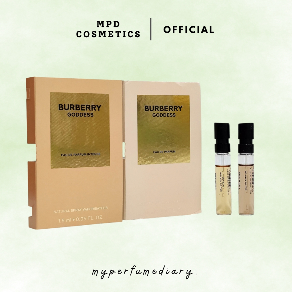 Burb3rry Goddess EDP/EDP Intense 1.5ml Perfume Vial Sample for Her ...