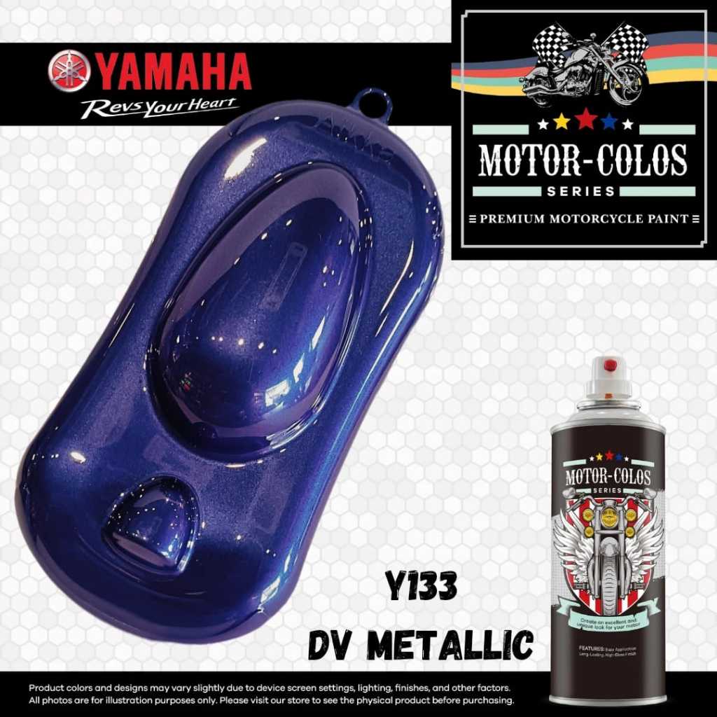 MOTOR-COLOS YAMAHA Y133 DV METALLIC / AEROSOL 400ML / MOTOR YAMAHA ...