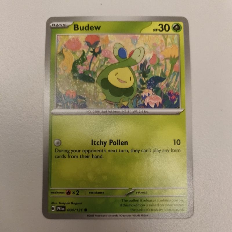 pokemon budew card Raichu - 074/071