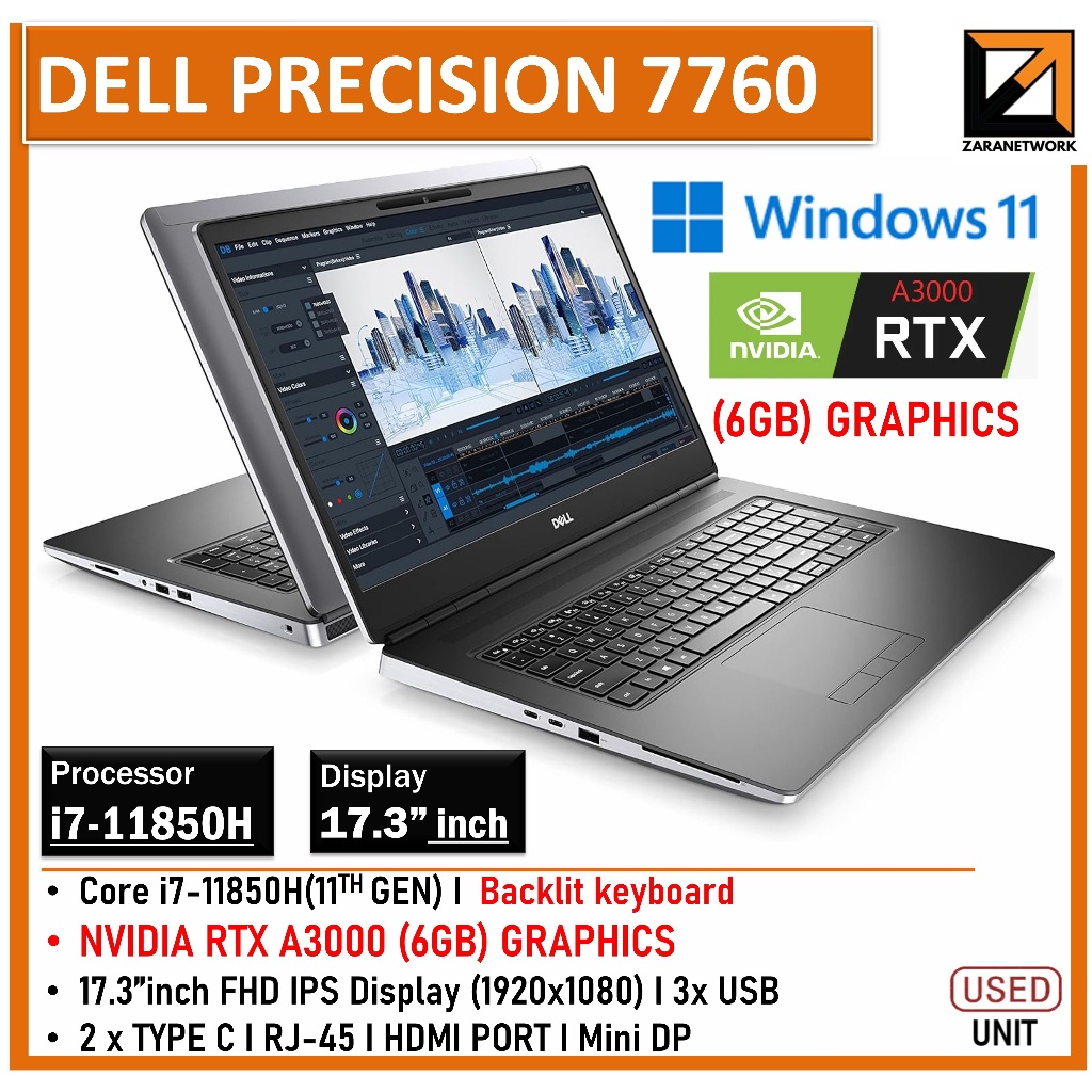 DELL GAMING LAPTOP Precision/Latitude (3571/3561/3551)(1 YEAR WARRANTY ...