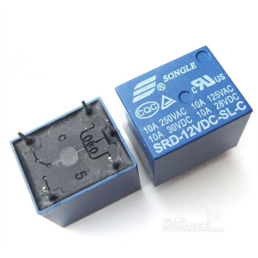Lot De Relais PCB Youmile : 5x SRD-5VDC-SL-C (5V) Et 5x SRD-12VDC-SL-C (12V) Avec Câbles Dupont | Pour Arduino, Commande 10A - 2