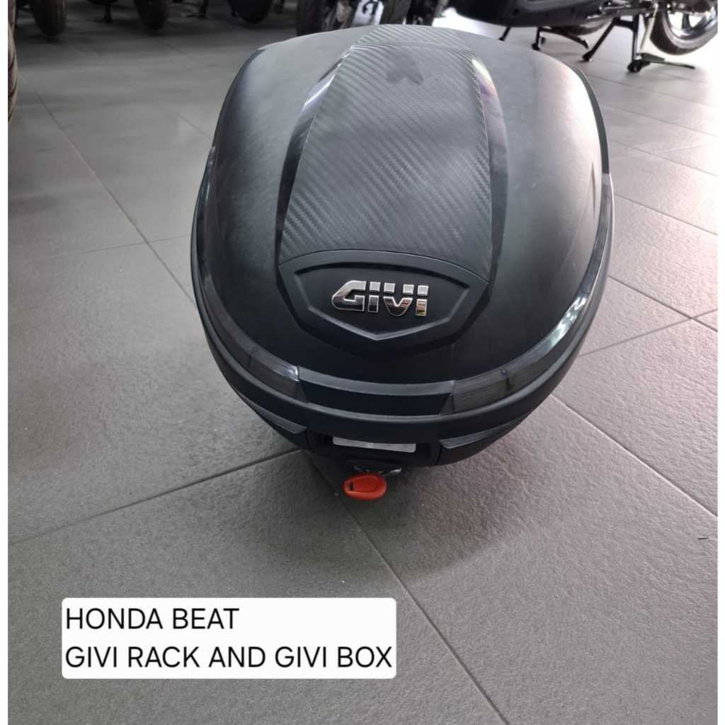 HONDA BEAT SECONDHAND GIVI RACK AND GIVI BOX ORIGINAL GIVI | Shopee ...