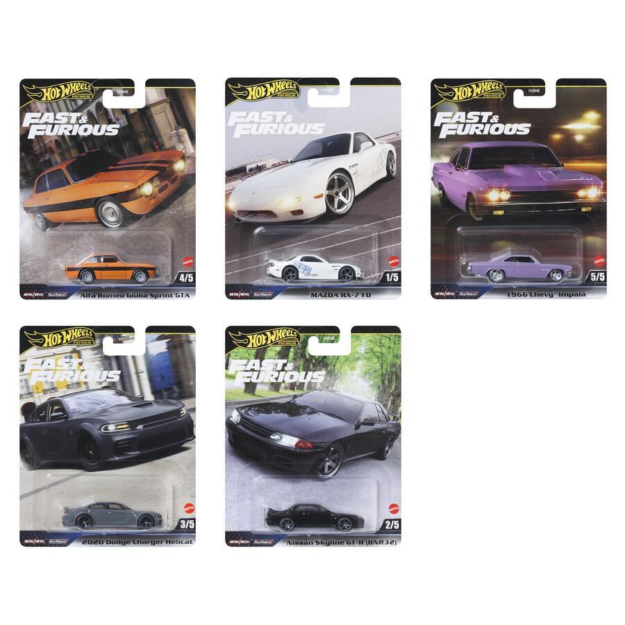 HOT WHEELS THE FAST AND THE FURIOUS DASH K (NISSAN SKYLINE R32, RX7 ...
