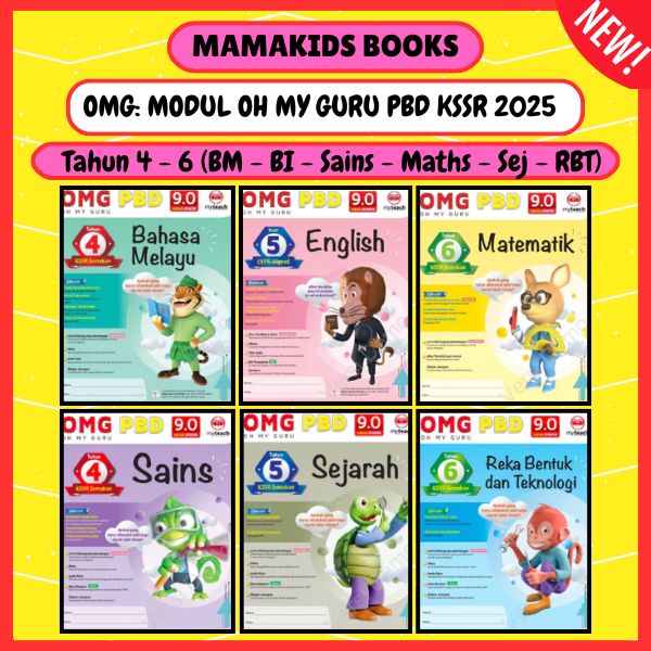 [MAMAKIDS] Buku Latihan Omg PBD 9.0 KSSR Semakan Tahun 4,5,6 BM, BI ...
