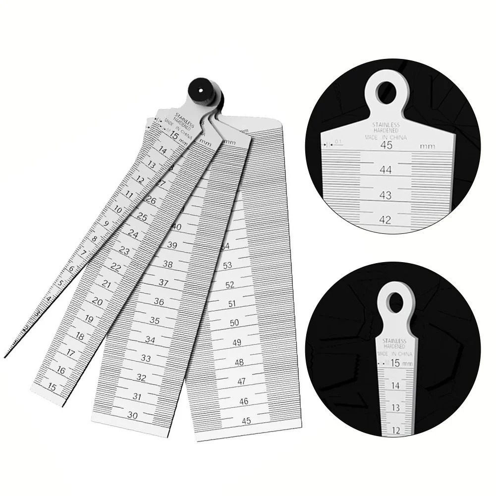 MKR 4pcs/set Taper Gauge High Precision Stainless Steel Welding Wedge ...
