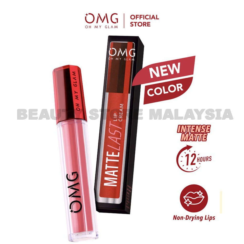 OMG MATTE LAST LIP CREAM (NEW) | Shopee Malaysia