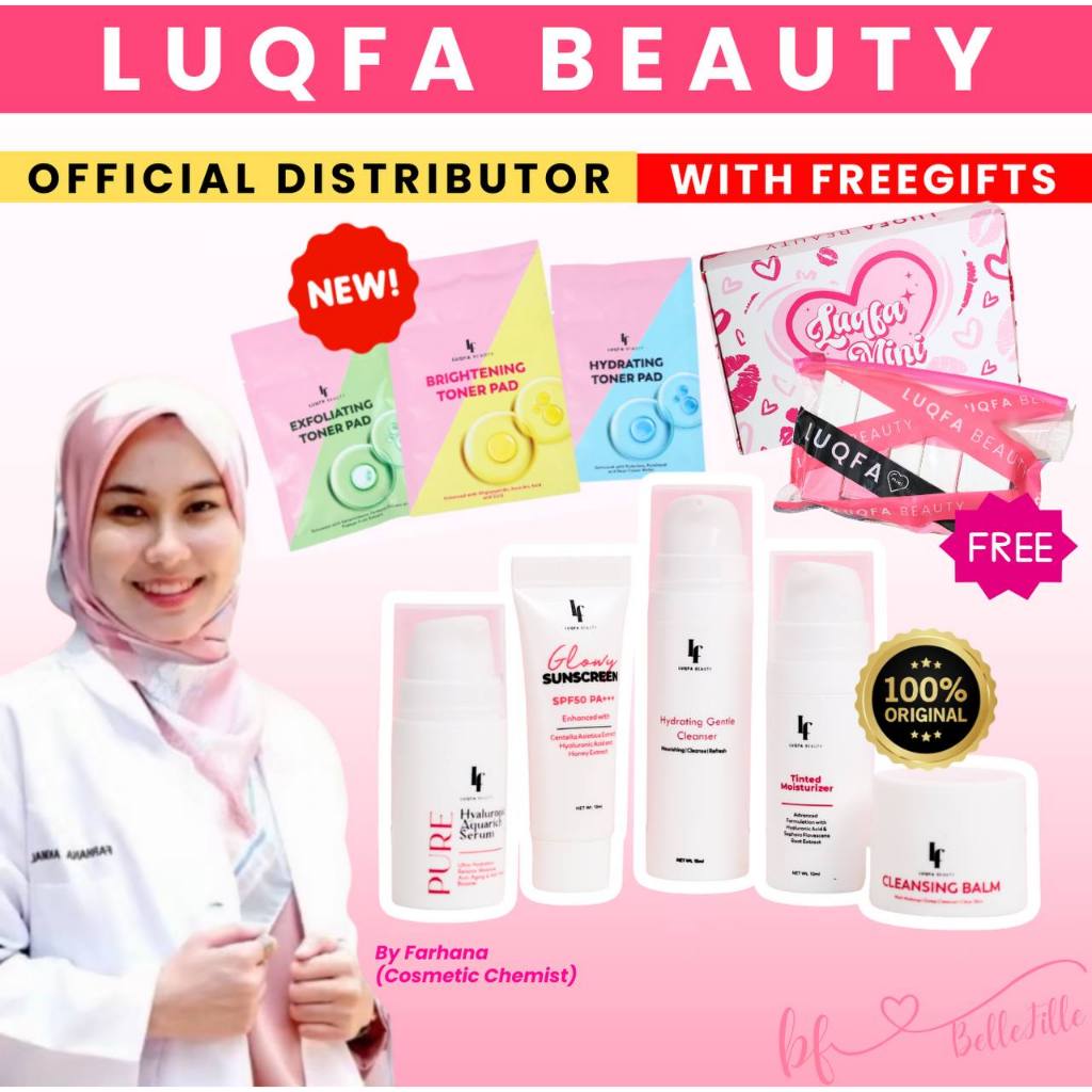 LUQFA BEAUTY SKINCARE MINI TRIAL With FREEGIFTS (Cleanser Moisturizer ...