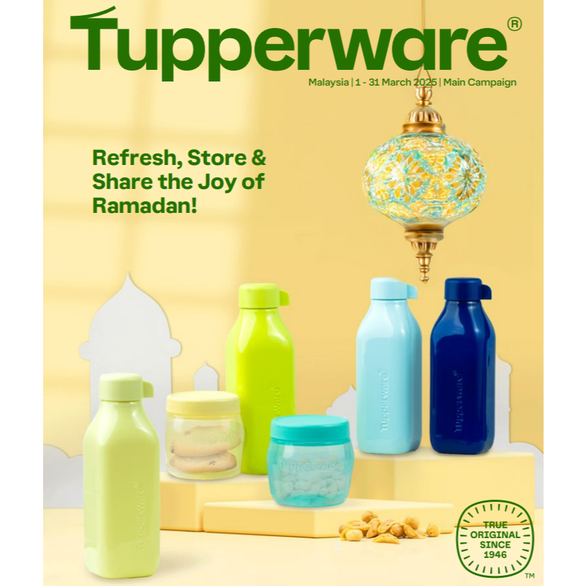 Tupperware Square Eco Bottle ( 1PC ) 500ml | Shopee Malaysia