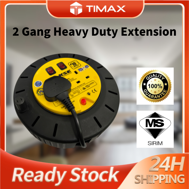 Round Extension Box Switch Socket Plug 3 Pin 2Way 3/5/7/10M Extension ...