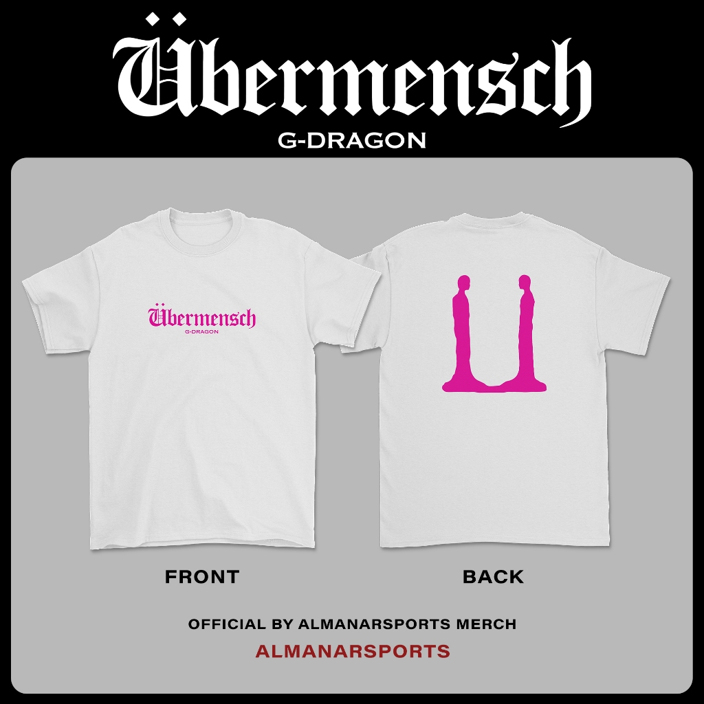 Gd/ G Dragon/ Gdragon Bigbang POWER ubermensch T Shirt KPOP