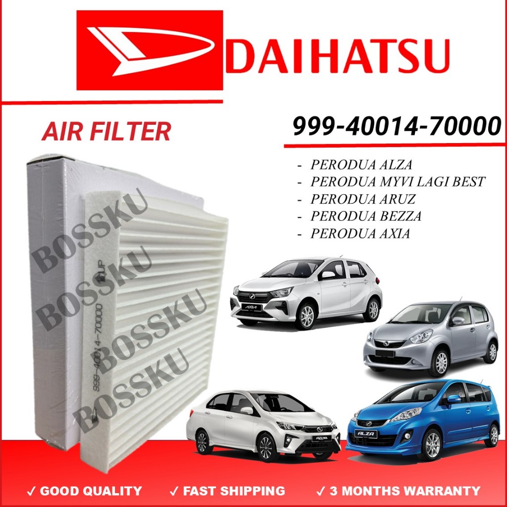 CABIN FILTER - PERODUA ALZA MYVI 1.5 LAGIBEST ICON BEZZA AXIA ARUZ ...