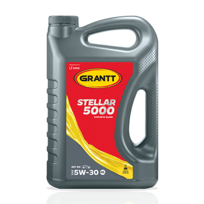 GRANTT STELLAR 5000 SAE 5W-30 SYNTHETIC BLEND API SN Semi Synthetic ...