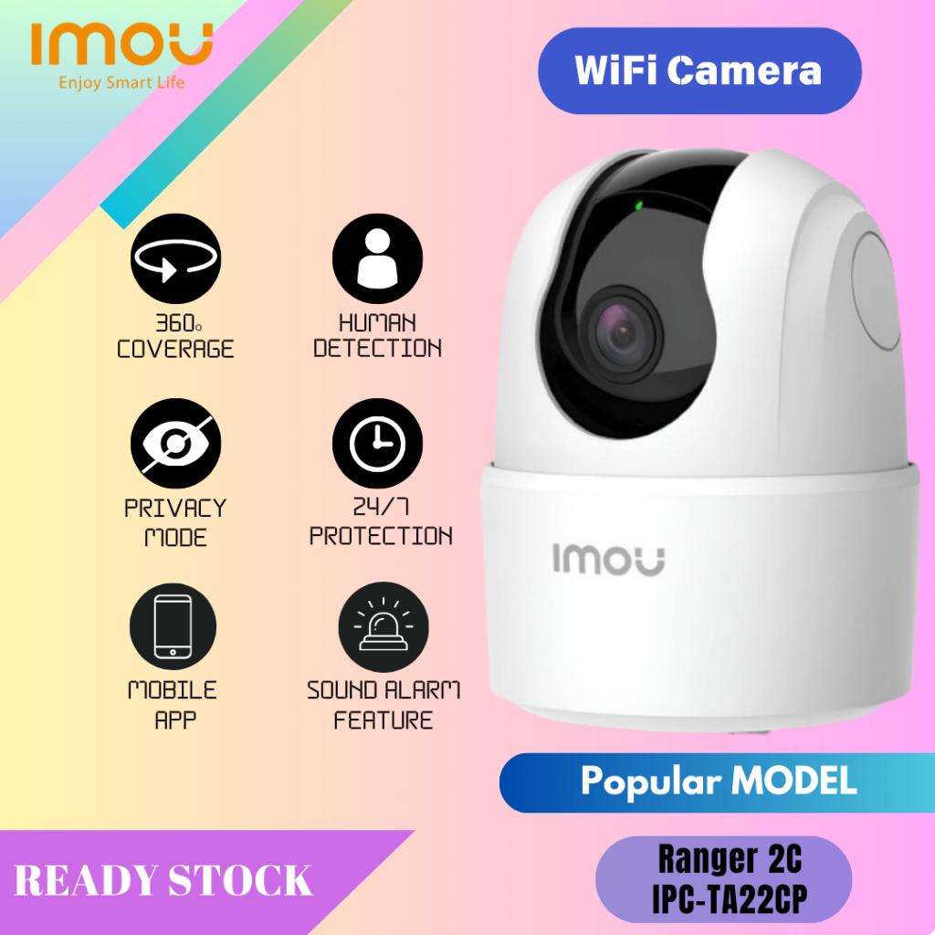 DAHUA Imou CCTV Ranger 2C 2MP Wireless WiFi CCTV AI Human Detection ...