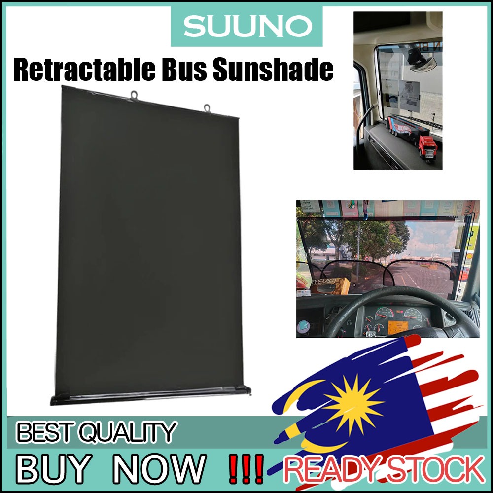 Big Truck Bus Front Gear Transparent Sunshade Curtain Suction Cup Type ...