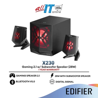 Edifier X230 Gaming 2.1 w/Subwoofer Speaker (28W)