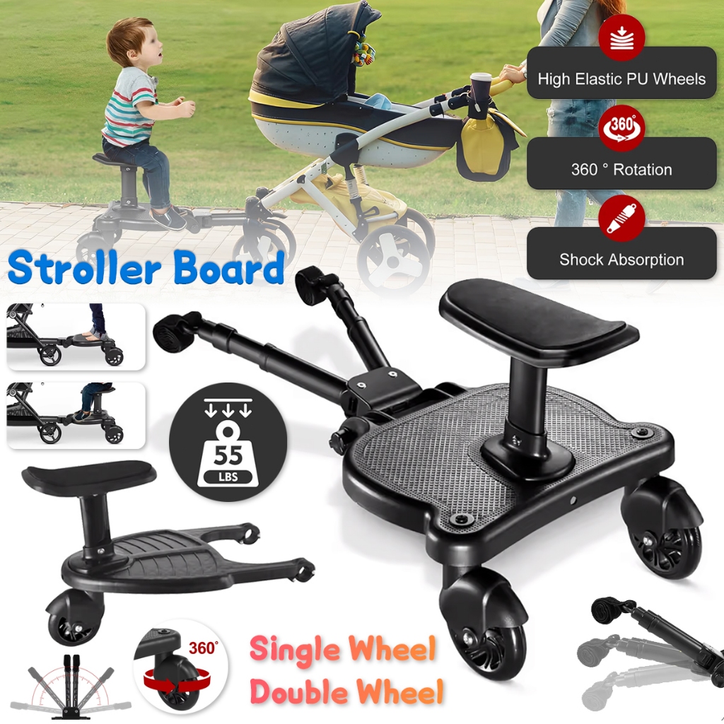 Stroller Step Board Baby Stroller Extention Step Buggy Board Connector ...