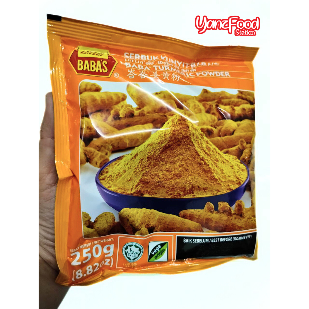 BABAS Serbuk Kunyit Tumeric Powder 250g | Shopee Malaysia