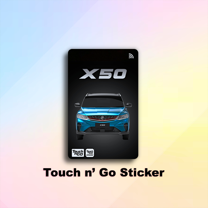 PROTON X50 - Sticker Card Touch n Go TnG Card Skincard Cover | Shopee ...