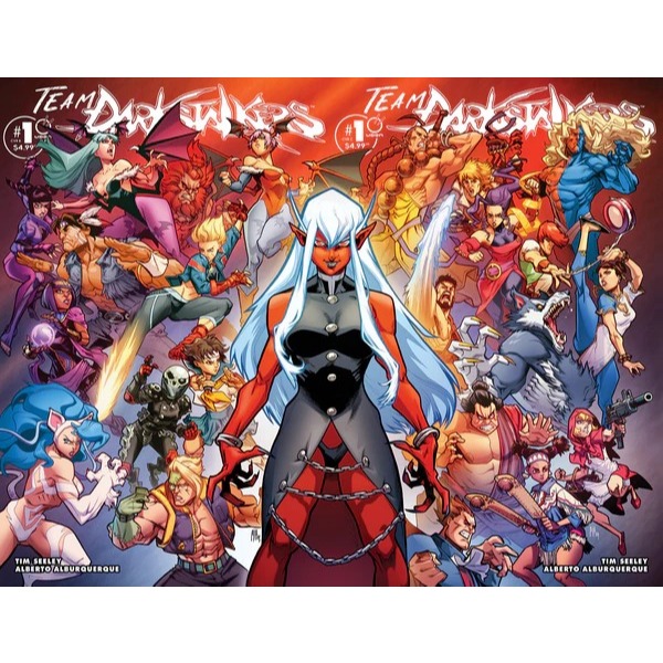 TEAM DARKSTALKERS #1 CAPCOM UDON COMICS CONNECTING COVERS SET | Shopee ...