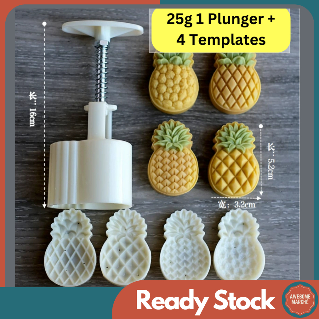 25g-50g-125g-pineapple-tart-mould-mold-plunger-hand-press-push