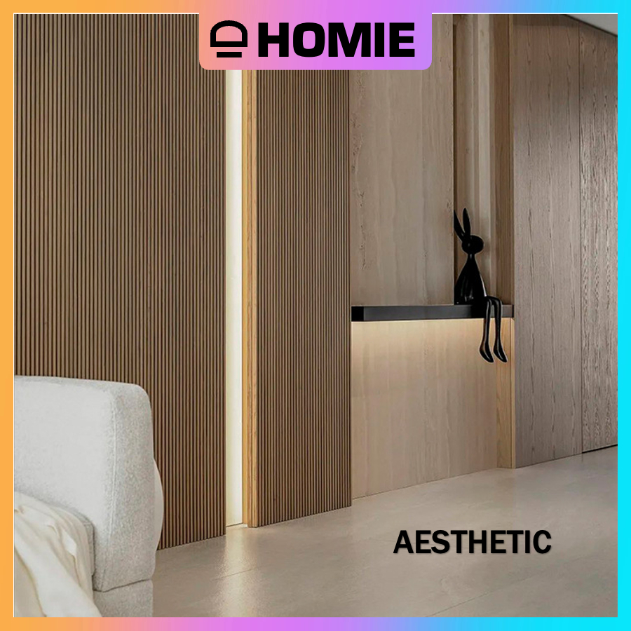 [HOMIE] Fluted panel WPC Fluted Wall Panel PVC Wall Panel 2.9 meter ...