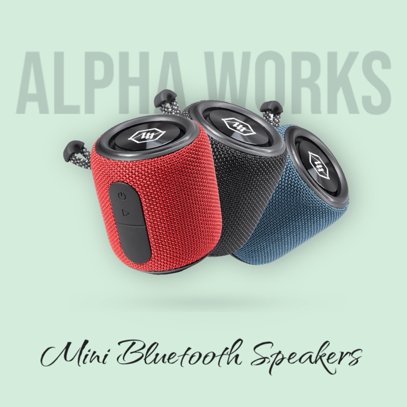 Alpha Works AW-Ride Mini Bluetooth Speakers (Waterproof ) | Shopee Malaysia