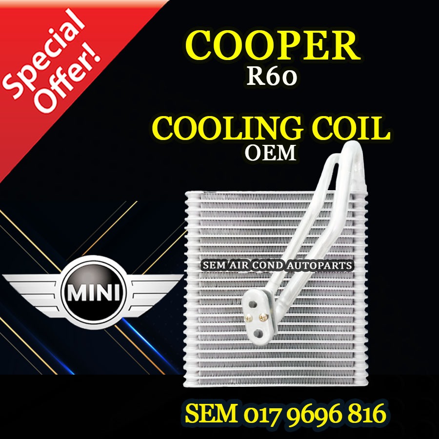 MINI COOPER R60 COUNTRYMAN OEM NEW COOLING COIL/ EVAPORATOR (CAR ...